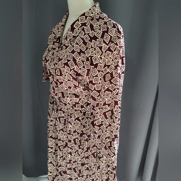 Vintage 80s/90s dress Bichon by Sara Edwards sz8 - Picture 6 of 9